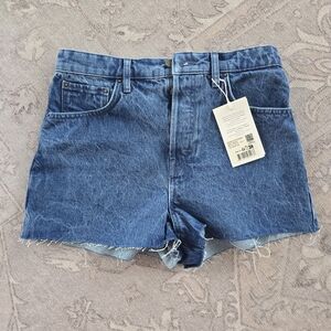 Sezane Le Summer Shorts Denim Blue - Size 6